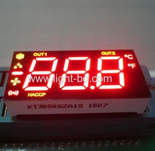 LED قرمز 0.50 اینچ 3 رقمی 7 عدد برای برنامه های کاربردی ترموستات