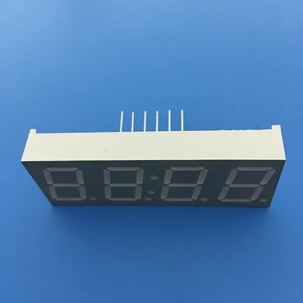 صفحه نمایش ساعت LED 4 رقم 7 بخش آنود مشترک برای تجهیزات ورزشی 0