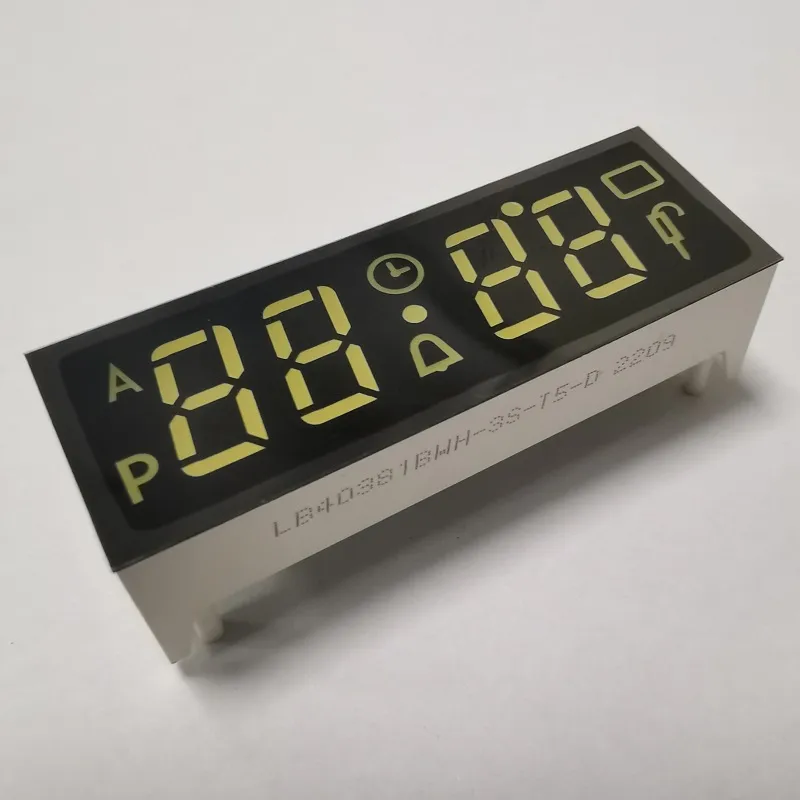 Ultra White 7 Segment Common Cathode LED Display 4 رقم برای تایمر فان داخلی 2