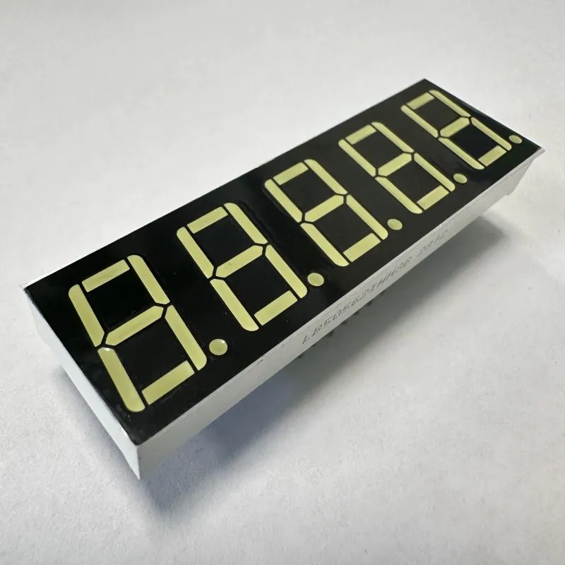 Ultra White 0.56inch 5-digit 7 Segment LED Display Common Anode برای کنترل فرآیند 3