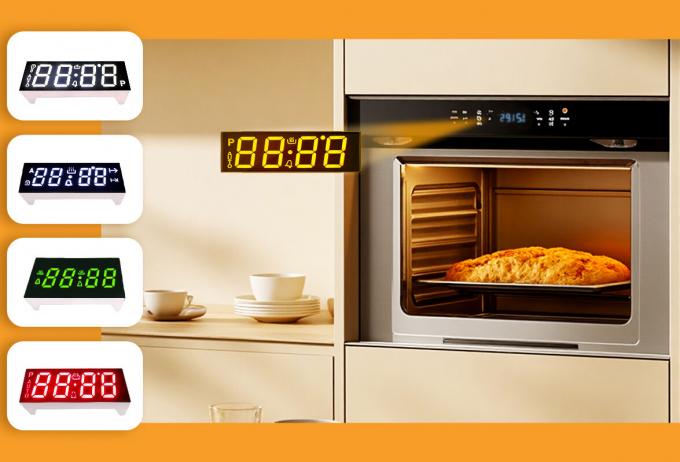 0.32 اینچ (8.2 میلی متر) صفحه نمایش LED 7 بخش، سفید فوق العاده روشن، آنود مشترک برای کنترل یخچال و لوازم خانگی 6