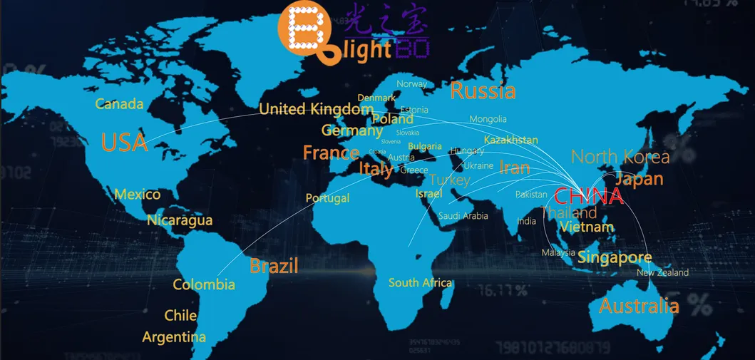 نمایشگر LED هفت قسمتی 0.56 اینچی تک رقمی با آند مشترک آبی فوق&zwnj;العاده برای لوازم خانگی 10