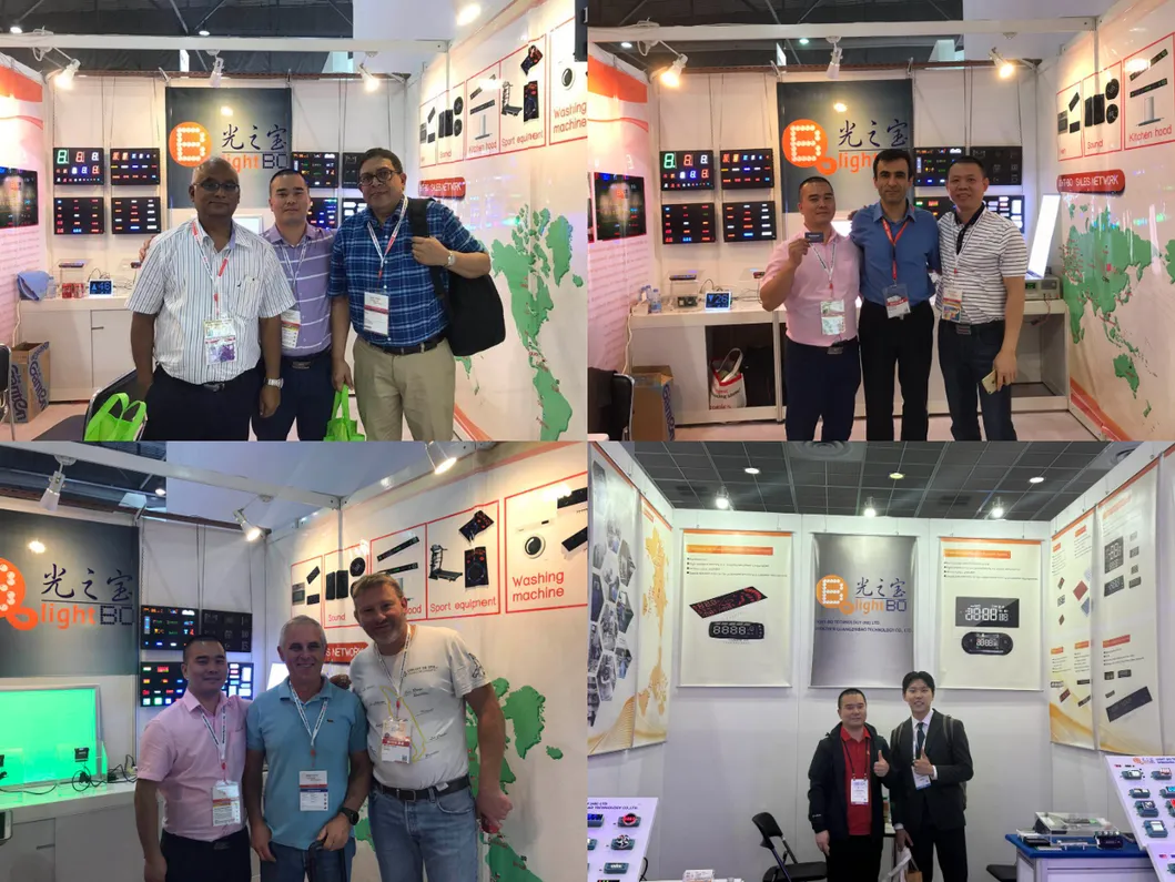 صفحه نمایش LED چند رنگی 7 بخش با IC راننده برای اسکوترهای الکتریکی 8