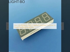 صفحه نمایش LED قرمز 4 رقمی 7 بخش کاتود مشترک برای تجهیزات ورزشی