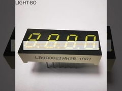 صفحه نمایش LED 4 رقمی 7 بخش کاتود مشترک Ultra White 7.62mm برای نشانگر دما