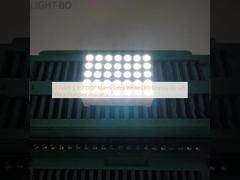 0.7inch 5 X 7 DOT Matrix Ultra White LED Display برای نشان دهنده شماره طبقه آسانسور