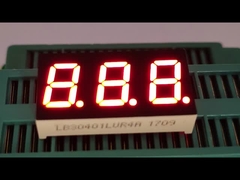 صفحه نمایش LED سه رقمی 7 بخش 0.4 اینچ Ultra Bright Red برای نشانگر دما