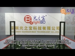 صفحه نمایش ال ای دی فرعی سفید تک رقمی 38 میلی متری 7 بخش آنود مشترک برای نشانگر ساعت دیجیتال