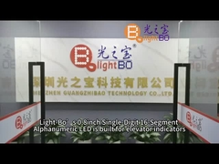 نمایشگر LED آلفا عددی 16 قسمتی 0.8 اینچی