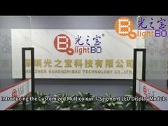 نمایشگر LED 7 سگمنتی آبی قرمز زرد سفارشی