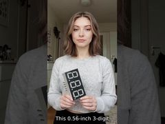 نمایشگر LED 7 قسمتی 0.56 اینچی (14.2 میلی متر) 3 رقمی کاتد مشترک برای نشانگرهای دما