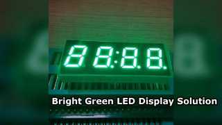 نمایشگر LED 7 بخش سبز خالص برای تایمرهای دیجیتال