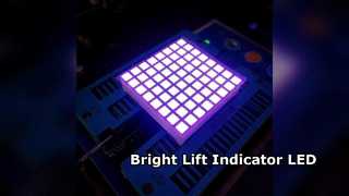 ماتریس LED 8x8 قرمز روشن برای آسانسورها