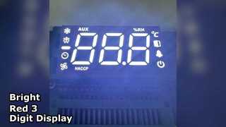 نمایشگر LED 3 رقمی 14.2 میلی متری قرمز فوق العاده روشن