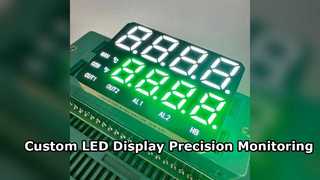 نمایشگر LED 7 بخش سفارشی برای نظارت بر دما