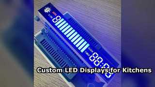 نمایشگر LED 7 بخش سفارشی برای هود آشپزخانه