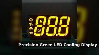 صفحه نمایش LED سبز سفارشی برای کنترل دقیق خنک کننده