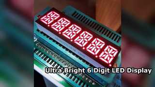 نمایشگر LED 6 رقمی 14 قطعه ای فوق العاده برای تاکسی متر
