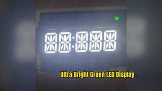 نمایشگر LED سبز خالص 0.4 اینچی برای تایمرهای دیجیتال