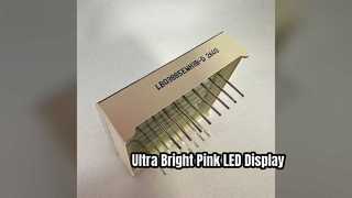 صفحه نمایش LED 0 8 اینچی صورتی 7 بخش برای نشانگرهای دیجیتال